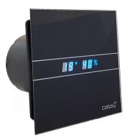 CATA e100 GBTH sklo hygro časovač černý (7)