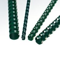 Vázací hřbet Eurosupplies / OEM plastový A4 průměr 12,5 (12) mm zelený 100ks (5)