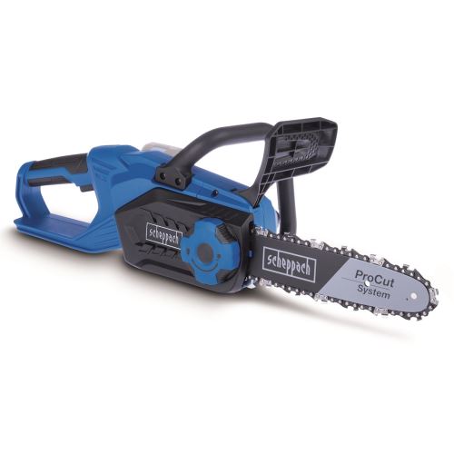 20 V aku řetězová pila (bez baterie a nabíječky) Scheppach C-CS254-X