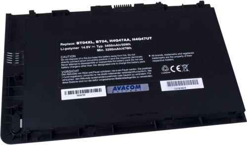 Baterie Avacom pro NT HP EliteBook 9470m Li-Pol 14,8V 3400mAh/50Wh - neoriginální