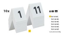 Rozlišovací tabulka Securit TABLE SIGNS čísla 31-40, 10ks (1)