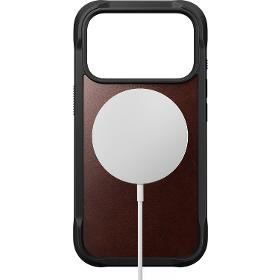 Rugged Leather Case iPhone 17 Pro Brown
