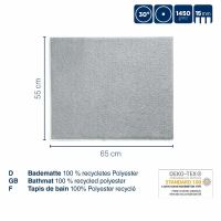 KELA Koupelnová předložka Maja 65x55 cm polyester šedá KL-23530 (2)