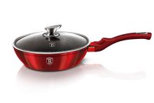 Pánev Berlingerhaus hluboká s mramorovým povrchem a poklicí 24 cm Burgundy Metallic Line BH-1259 (6)
