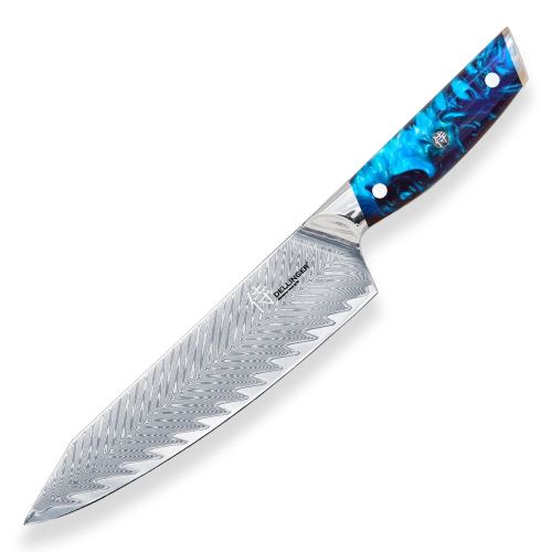 Nůž Dellinger kuchařský Blue Chef Kiritsuke 205 mm Resin Future