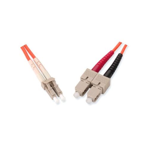 Patch kabel optický duplex LC-SC 50/125 2m MM