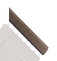 Přechodová lišta G21 Indický teak pro WPC dlaždice, 38,5 x 7,5 cm rohová (pravá) (8)