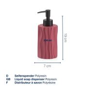 KELA Dávkovač mýdla Merida polyresin bílý 19,0cm 7,0cm 200,0ml KL-23762 (1)
