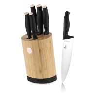 Sada nožů se stojanem BAMBOO 6 ks nerez Back Rose Collection (3)