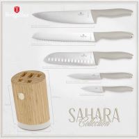 BERLINGERHAUS Sada nožů se stojanem BAMBOO 6 ks Sahara Collection BH-2755 (8)