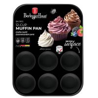 BERLINGERHAUS Forma na muffiny 12 ks s titanovým povrchem Carbon Pro Collection BH-7872 (1)