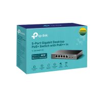 Switch TP-Link TL-SG1005P-PD 1x GLAN s PoE-in, 4x GLAN s PoE+ (2)
