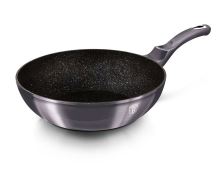 Pánev Berlingerhaus Wok s mramorovým povrchem 28 cm Carbon PRO Line BH-6900 (1)