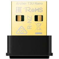 USB klient TP-Link Archer T3U Nano AC 1300 Dual Band Wireless 400Mbps 2,4GHz/ 867Mbps 5GHz, USB 2.0