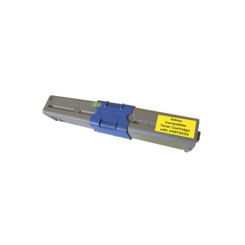 Toner 44973533 kompatibilní žlutý pro OKI C301/321 (1500str./5%)
