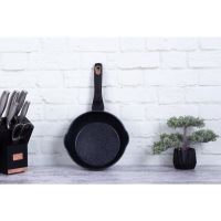 Pánev hluboká s mramorovým povrchem 24 cm Black Rose Collection (8)
