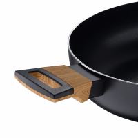 Pánev s nepřilnavým povrchem a poklicí 28 cm Earth Black (6)