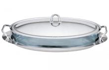 BERLINGERHAUS Servírovací mísa s tácem nerez / sklo 3 L BH-1385 (3)