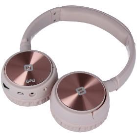 Swissten Stereo Sluchátka Trix Bt Růžová