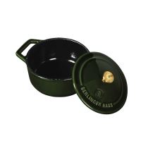Pekáč litinový s poklicí 10 cm Emerald Collection (2)