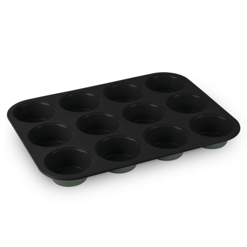 BERLINGERHAUS Forma na muffiny s nepřilnavým povrchem 12 ks Mtte Green Collection BH-7946