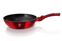 BERLINGERHAUS Wok s mramorovým povrchem 28 cm Burgundy Metallic Line BH-1267 (8)