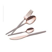 Sada příborů Berlingerhaus nerez 24 ks leštěná Taupe - Rose Gold (1)