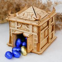 Hlavolam EscapeWelt dřevěný, Dračí dům (6)