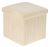 HOMESTYLING Taburet s úložným prostorem 38 cm krémová KO-170489980bezo HOMESTYLING Taburet s úložným prostorem 38 cm krémová KO-170489980bezo