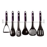 BERLINGERHAUS Kuchyňské náčiní s nástěnným držákem 7 ks Purple Eclipse Collection BH-6331 (4)