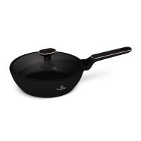 BERLINGERHAUS Pánev hluboká s titanovým povrchem a poklicí 24 cm Black Rose Collection BH-8352 (1)
