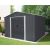 zahradní domek kovový 3 x 2,4 m se sedlovou střechou antracit Riwall PRO RMSA 8x10 Anthracite zahradní domek kovový 3 x 2,4 m se sedlovou střechou antracit Riwall PRO RMSA 8x10 Anthracite