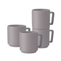 Sada hrnků 4 ks 300 ml Taupe Collection (5)