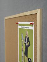 Nástěnka CLASSIC Cork Board Eco 60x80cm, korek, dřevěný rám (1)