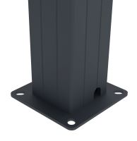 Bioklimatická pergola G21 Austin Premium 4x3 m, antracitová hliníková (6)