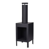 Zahradní krb kovový 100 cm (1)