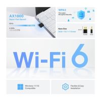 USB klient TP-Link Archer TX1800U Nano AX 1800 adaptér, 2,4/5GHz, USB 2.0 (1)