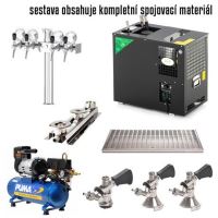 LINDR AS-80 Green Line 2xchl. smyčka, stojan Lindr T 4xkoh., kompresor PUMA 1/2 Hp