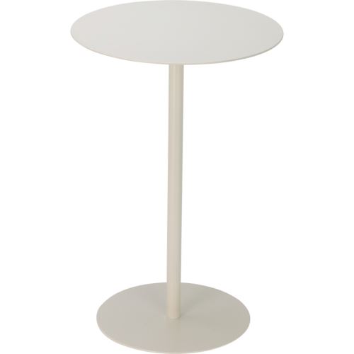 HOMESTYLING Odkládací stolek kovový kulatý 35 x 53 cm bílá KO-HZ1234270