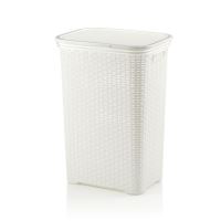 Koš na prádlo KELA Brasilia 60 l bílá KL-23410 (1)