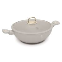 Pánev WOK s titanovým povrchem a poklicí 30 cm Sahara Collection (6)