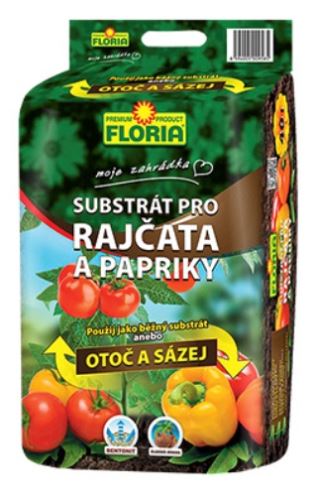 Substrát Agro  Floria na rajčata a papriky 40l
