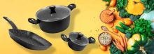 CS SOLINGEN Sada nádobí s mramorovým povrchem Marburg 7 ks CS-081492 (1)
