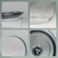 Dóza na potraviny skladovací Aurelia sklo 11,5cm 22,0cm 2,2l (6)