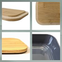 KELA Dóza na máslo Namur PS plast tmavě šedá 15,5x11,5x6,0cm KL-12083 (4)
