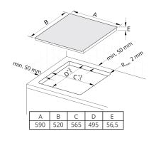 Indukční deska CATA IB 6304 BK 60 cm 4 zóny (1)