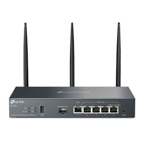 Router TP-Link ER706W VPN WiFi 6, 1x GWAN + 4x GWAN/LAN + 1x GWAN/LAN SFP, USB,  Omáda SDN