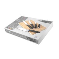 Sada nožů s prkénkem 6 ks Antracit Collection (6)