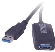 Repeater PremiumCord USB 3.0 repeater a prodlužovací kabel A/M-A/F 10m