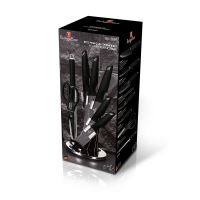 BERLINGERHAUS Sada nožů ve stojanu 8 ks Black Silver Collection BH-2565 (5)